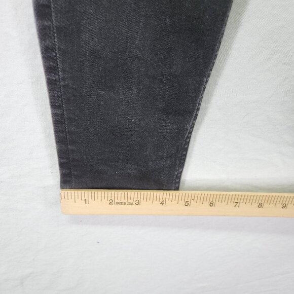 Rag & Bone High Rise Ankle Skinny Jeans Size 31 Black Denim - Picture 13 of 14